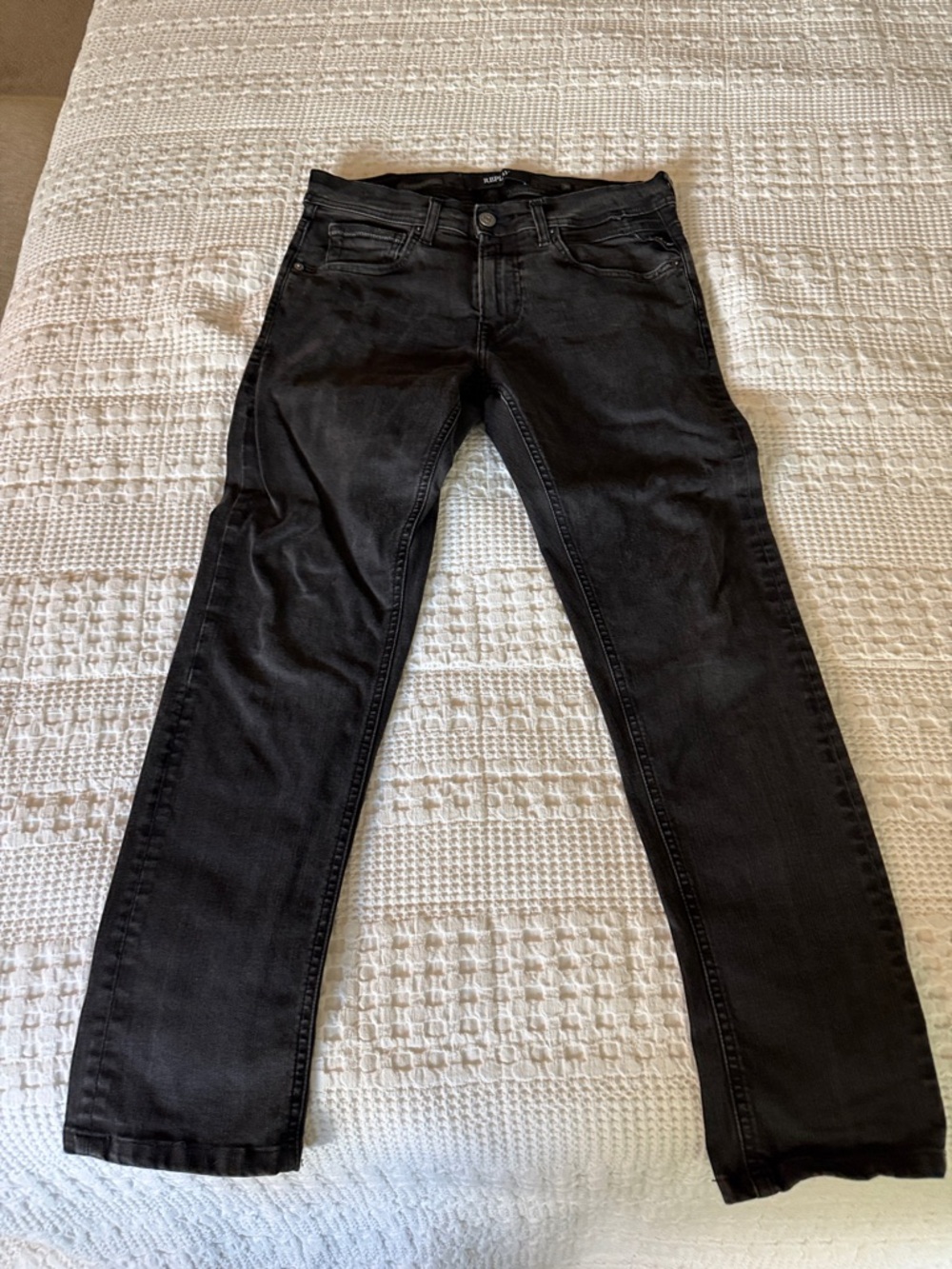 Replay Black Grover Slim Jeans 30x30